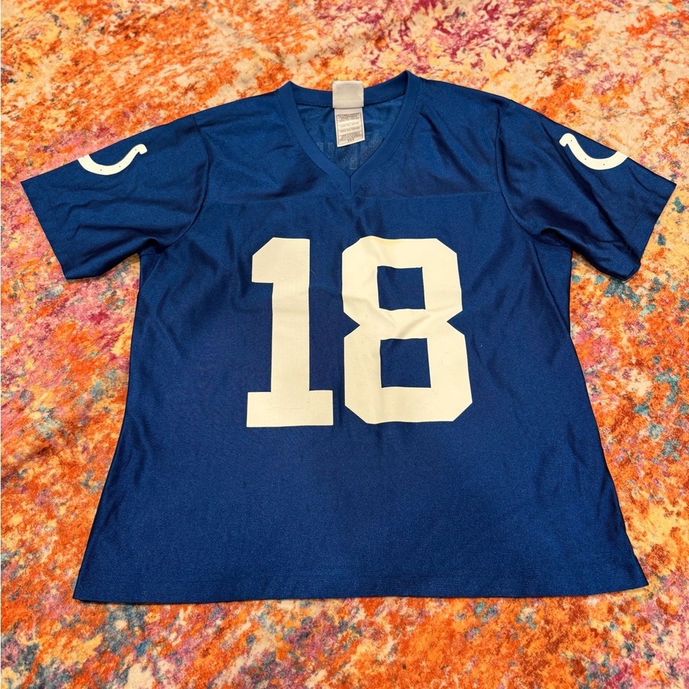 Peyton Manning Indianapolis Colts #18 Women’s NFL Team Apparel Jersey Size M